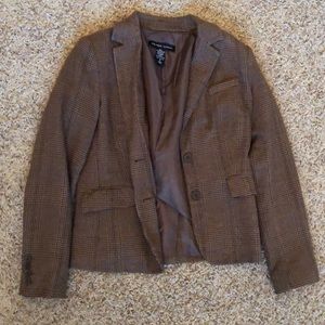 NY&Co brown plaid jacket/blazer. EUC.